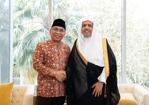 El Secretario General, presidente de la Comisión de Ulemas Musulmanes, el Sheij Mohammed Al-Issa