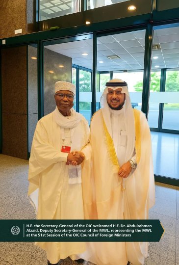 Representing the Muslim World League (MWL) at the 51st session of the Council of Foreign Ministers of the Organization of Islamic Cooperation (OIC) member states in Istanbul