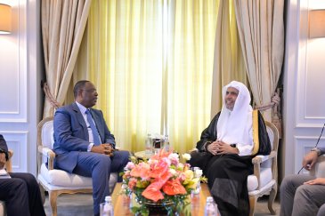 El sheij Mohammed Alissa , Secretario general de la Liga del Mundo Islámico y presidente del Consejo de Ulemas, recibió en su residencia de Nueva York al Sr. Macky Sall, ex presidente de la República de Senegal.