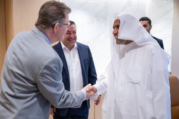 le Secrétaire général et Président de l’Organisation des savants musulmans, cheikh Mohammed Alissa  , a rencontré le Président de l’université américaine Duke, Dr. Vincent Price.