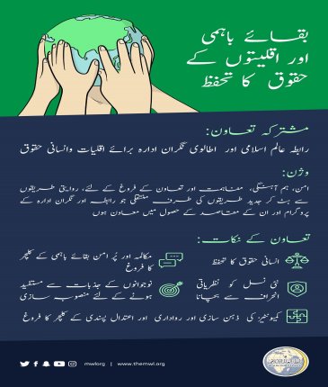 بقائے باہمی کا فروغ اور اقلیتوں کے حقوق کے تحفظ کا پروگرام، #رابطہ_عالم_اسلامی کی اس اہم سلسلے میں کی جانے والی کوششوں کا تسلسل ہے: