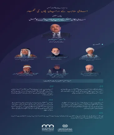 ”اسلامی مکاتب فکر کے درمیان ڈائیلاگ کے عمل“ میں کن نکات پر گفتگو ہوئی۔