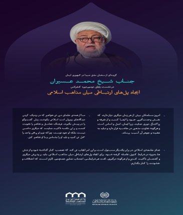 “مسئولیت همبستگی” از مهم‌ترین نکاتی که در سخنان جناب شیخ محمد عسیران، مفتی صیدا در جمهوری لبنان، در نشست پایانی دومین ‌ دوره کنفرانس  ایجاد پل‌های ارتباطی میان مذاهب اسلامی: