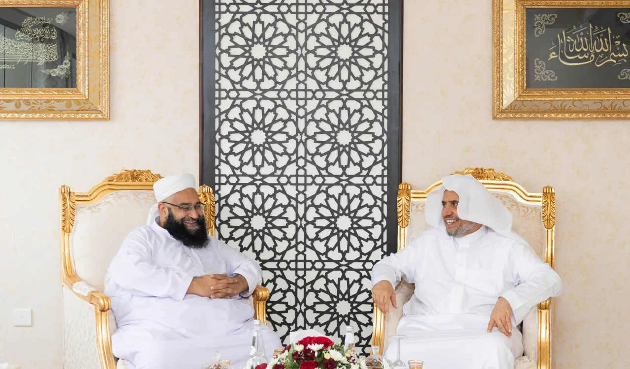 Mohammad Alissa a reçu le président du Conseil des oulémas du Pakistan, Hafiz Tahir Ashrafi, à Mina
