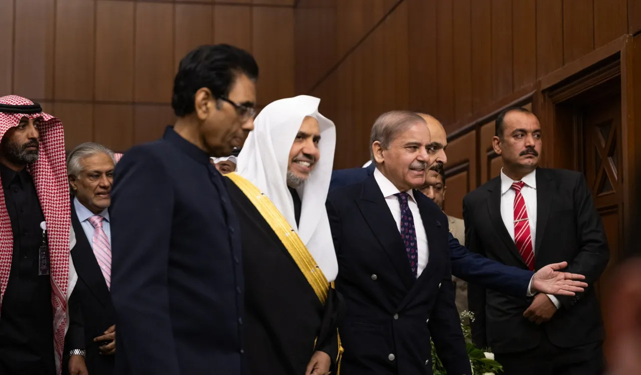 Secretary General, President Organization of Muslim Scholars Sheikh Mohammed Al-Issa at the launch of #GirlsEducation in Muslim Societies conference from Pakistan's capital Islamabad: