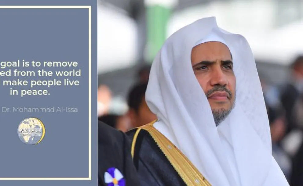 HE Dr. Mohammad Alissa works to remove hatred from the world & make people live in peace