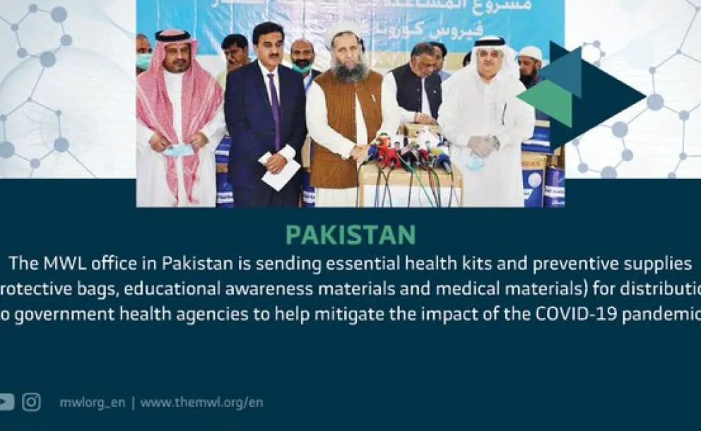 The MWL office sent essential health kits & preventive supplies to health agencies to help mitigate the impact of the coronavirus pandemic