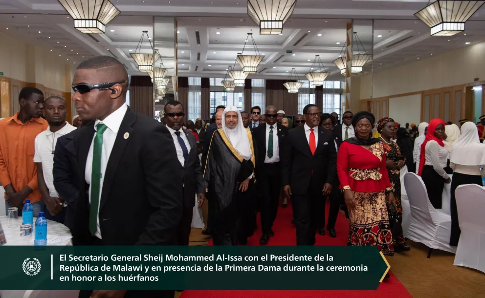 En homenaje a los 6000 huérfanos atendidos por la Liga, la Liga del Mundo Islámico celebró sus programas para huérfanos en la República de Malawi