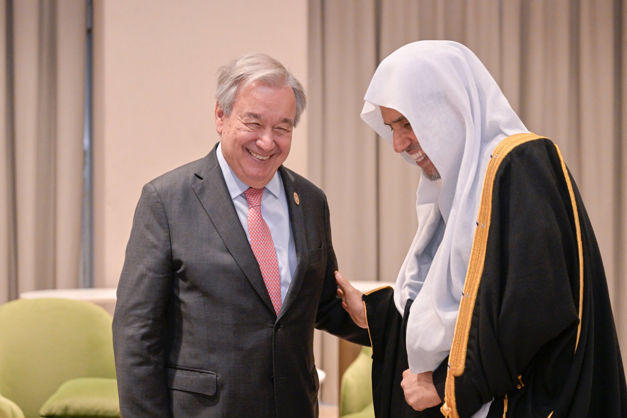 Cheikh Mohammed Al-Issa a rencontré à Riyad le Secrétaire général des Nations Unies, M. António Guterres