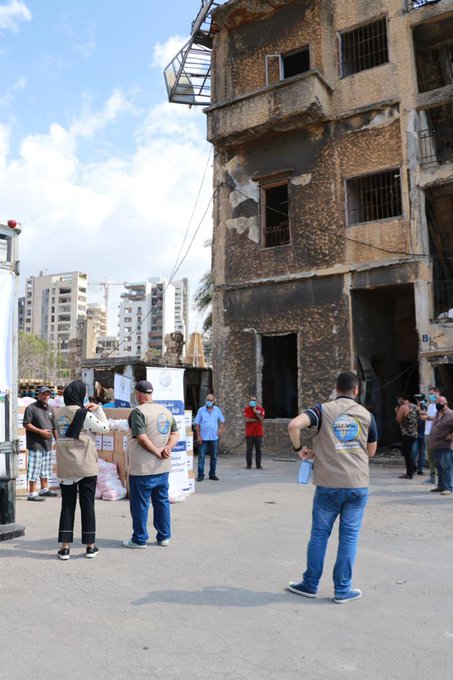 The MWL started distribution of food baskets this week